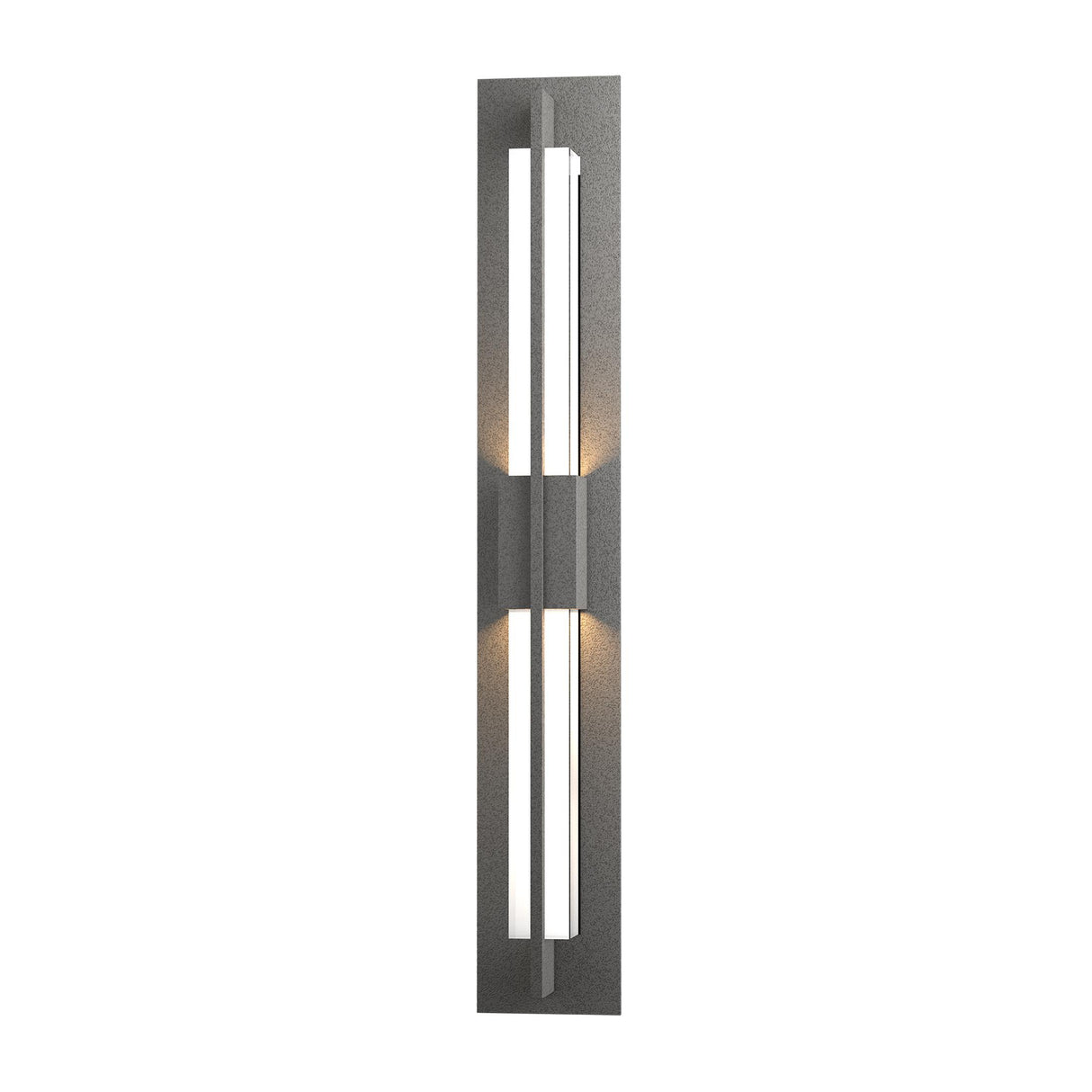 Hubbardton Forge 2014 Coastal Natural Iron Clear Glass (ZM) Double Axis LED Outdoor Sconce