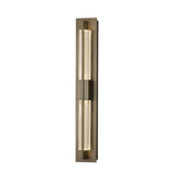Hubbardton Forge 2014 Coastal Bronze Clear Glass (ZM) Double Axis LED Outdoor Sconce