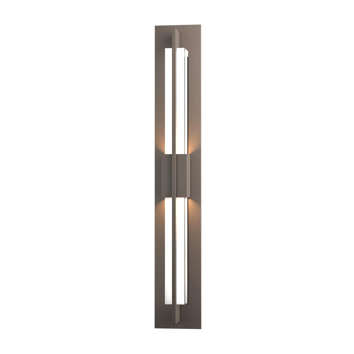 Hubbardton Forge 2014 Coastal Dark Smoke Clear Glass (ZM) Double Axis LED Outdoor Sconce