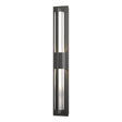 Hubbardton Forge 2014 Coastal Natural Iron Clear Glass (ZM) Double Axis Large LED Outdoor Sconce