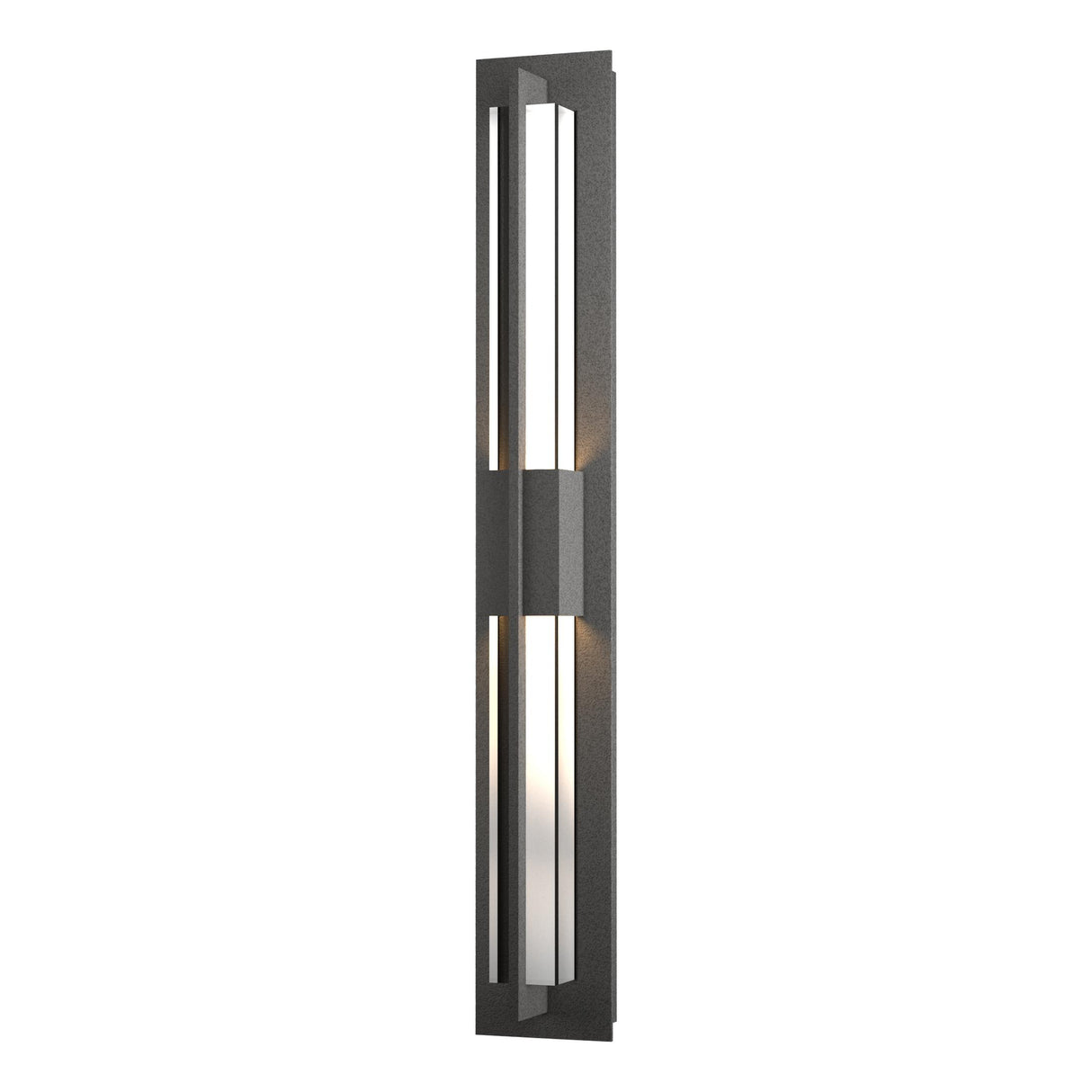 Hubbardton Forge 2014 Coastal Natural Iron Clear Glass (ZM) Double Axis Large LED Outdoor Sconce