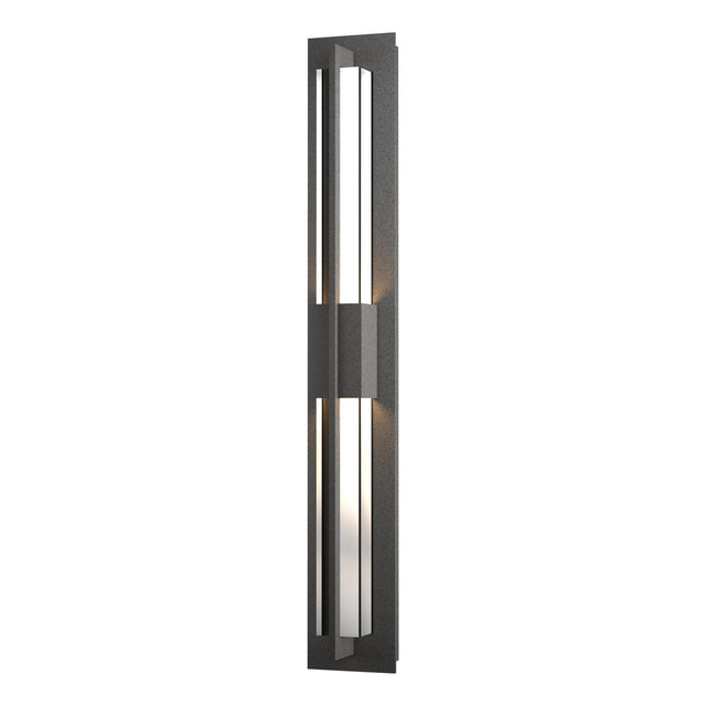Hubbardton Forge 2014 Coastal Natural Iron Clear Glass (ZM) Double Axis Large LED Outdoor Sconce