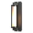 Hubbardton Forge 2013 Coastal Natural Iron Clear Glass (ZM) Fuse Outdoor Sconce