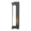 Hubbardton Forge 2013 Coastal Natural Iron Clear Glass (ZM) Fuse Large Outdoor Sconce