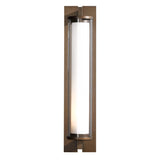 Hubbardton Forge 2013 Coastal Bronze Clear Glass (ZM) Fuse Large Outdoor Sconce