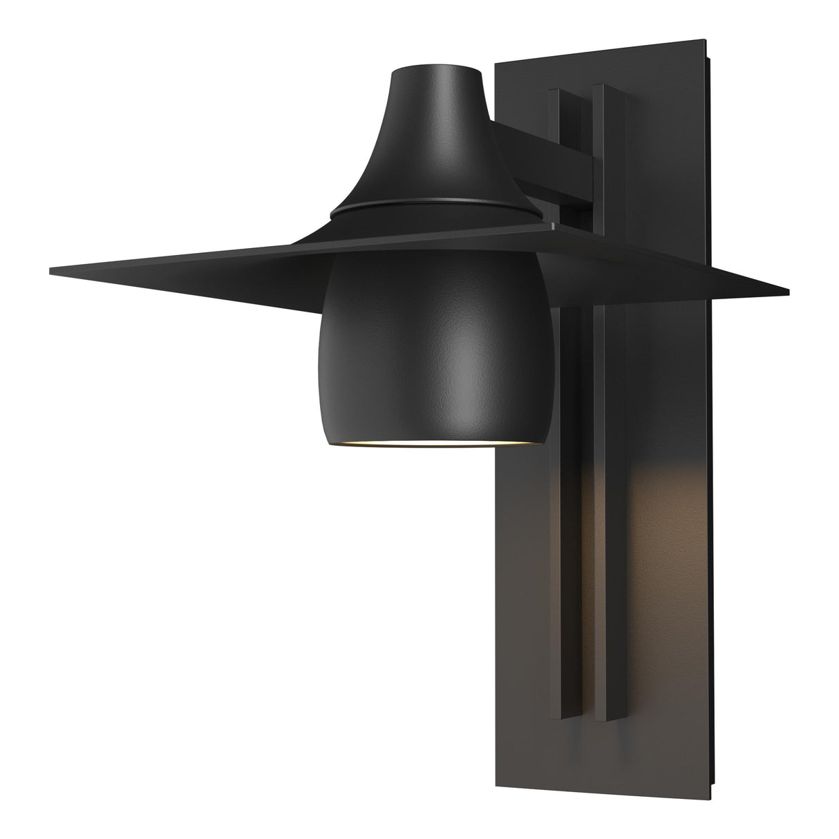 Hubbardton Forge 2012 Coastal Black Hood Large Dark Sky Outdoor Sconce