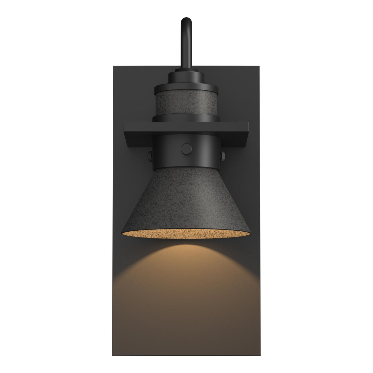 Hubbardton Forge 2019 Coastal Black Coastal Natural Iron Erlenmeyer Dark Sky Friendly Outdoor Sconce