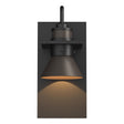 Hubbardton Forge 2019 Coastal Black Coastal Dark Smoke Erlenmeyer Dark Sky Friendly Outdoor Sconce