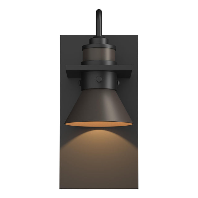 Hubbardton Forge 2019 Coastal Black Coastal Dark Smoke Erlenmeyer Dark Sky Friendly Outdoor Sconce