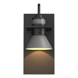 Hubbardton Forge 2019 Coastal Black Coastal Burnished Steel Erlenmeyer Dark Sky Friendly Outdoor Sconce