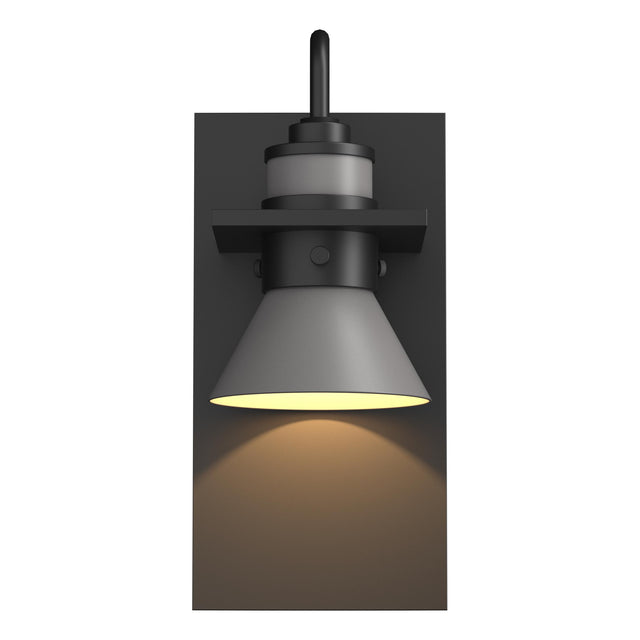 Hubbardton Forge 2019 Coastal Black Coastal Burnished Steel Erlenmeyer Dark Sky Friendly Outdoor Sconce