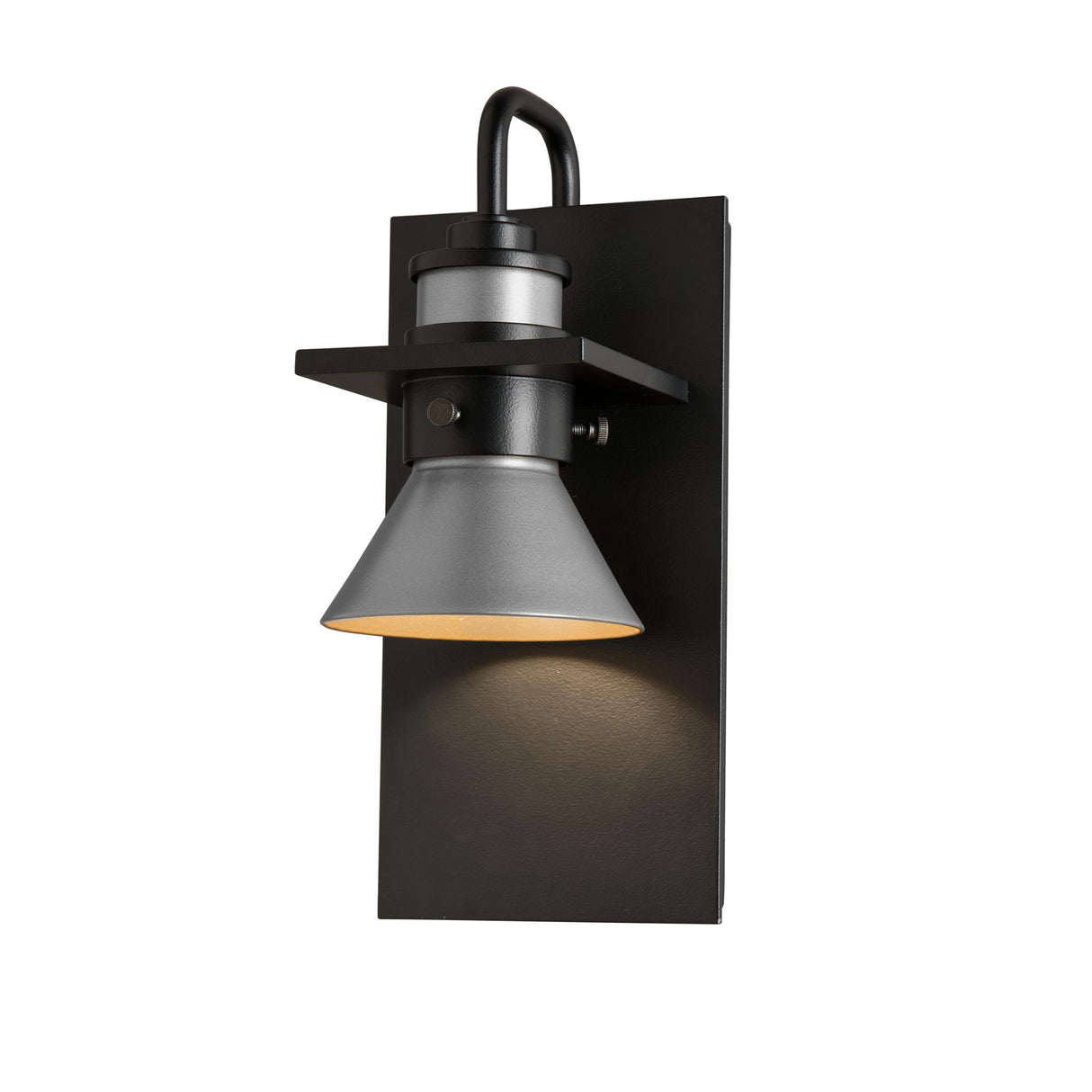 Hubbardton Forge 2019 Coastal Black Coastal Burnished Steel Erlenmeyer Dark Sky Friendly Outdoor Sconce