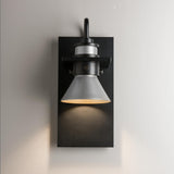 Hubbardton Forge 2019 Coastal Black Coastal Burnished Steel Erlenmeyer Dark Sky Friendly Outdoor Sconce