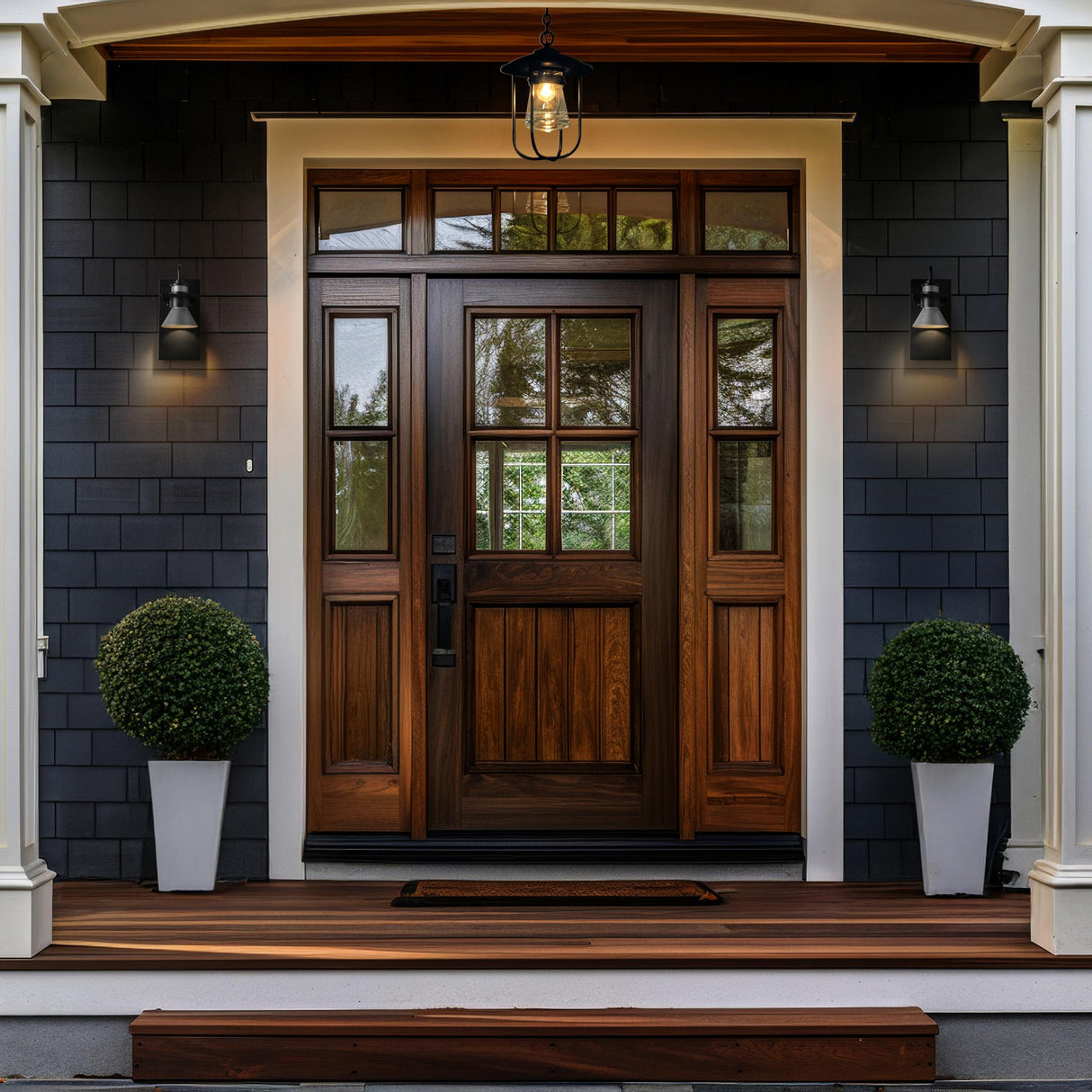Hubbardton Forge 2019 Coastal Black Coastal Burnished Steel Erlenmeyer Dark Sky Friendly Outdoor Sconce