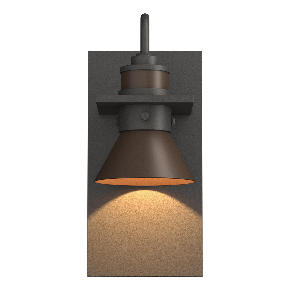 Hubbardton Forge 2019 Coastal Natural Iron Coastal Bronze Erlenmeyer Dark Sky Friendly Outdoor Sconce