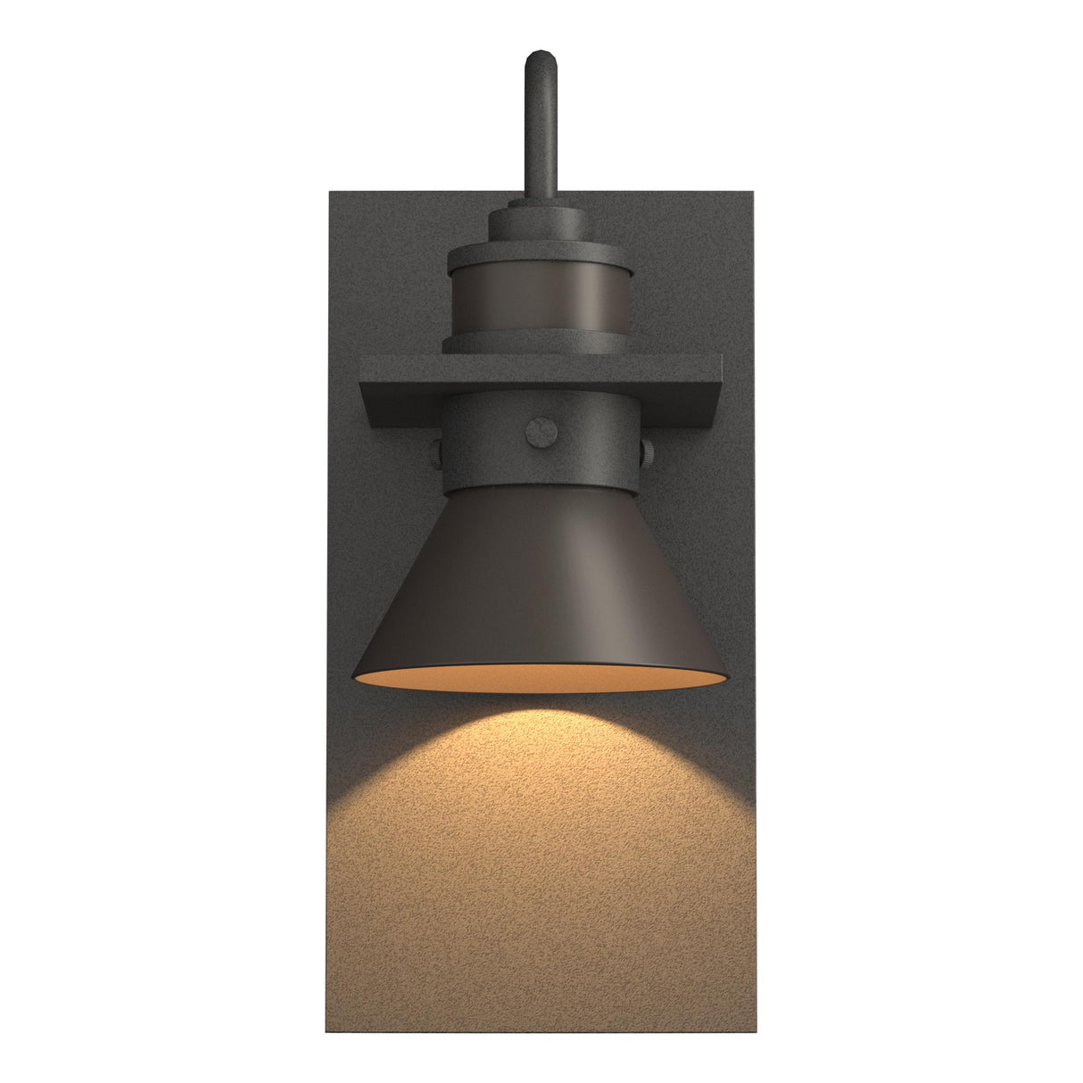 Hubbardton Forge 2019 Coastal Natural Iron Coastal Dark Smoke Erlenmeyer Dark Sky Friendly Outdoor Sconce