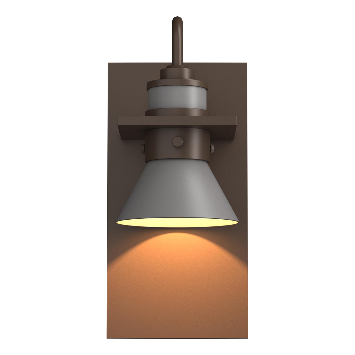 Hubbardton Forge 2019 Coastal Bronze Coastal Burnished Steel Erlenmeyer Dark Sky Friendly Outdoor Sconce