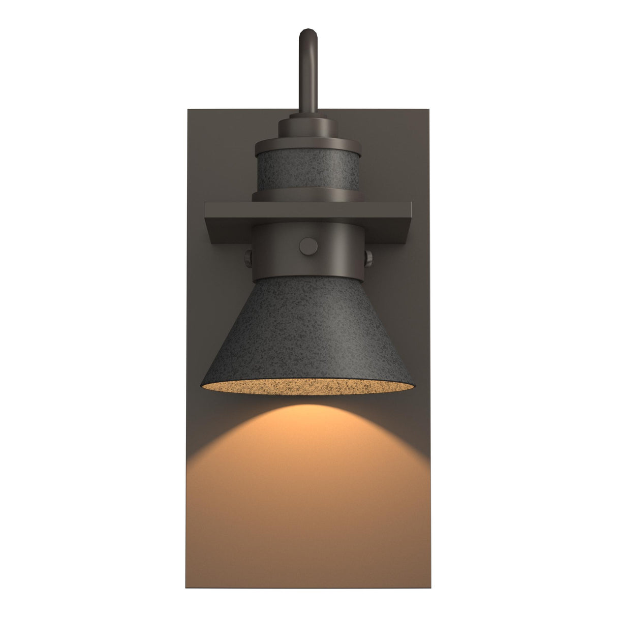 Hubbardton Forge 2019 Coastal Dark Smoke Coastal Natural Iron Erlenmeyer Dark Sky Friendly Outdoor Sconce