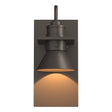 Hubbardton Forge 2019 Coastal Dark Smoke Coastal Dark Smoke Erlenmeyer Dark Sky Friendly Outdoor Sconce