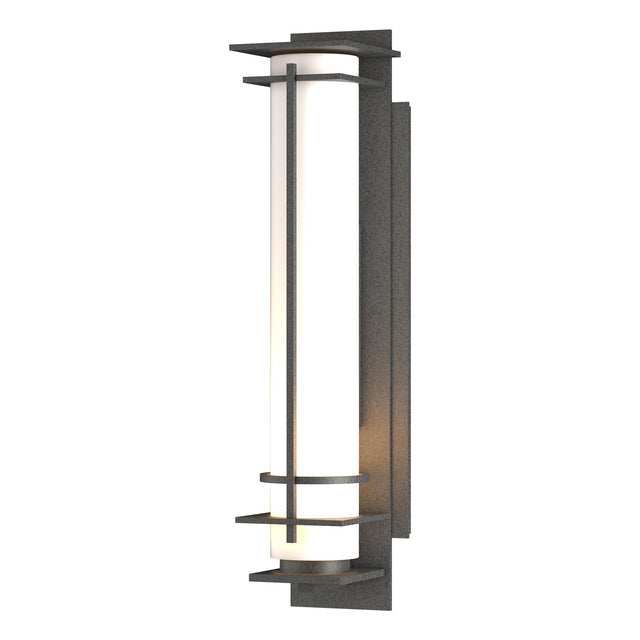 Hubbardton Forge 2009 Coastal Natural Iron Opal Glass (GG) After Hours Outdoor Sconce