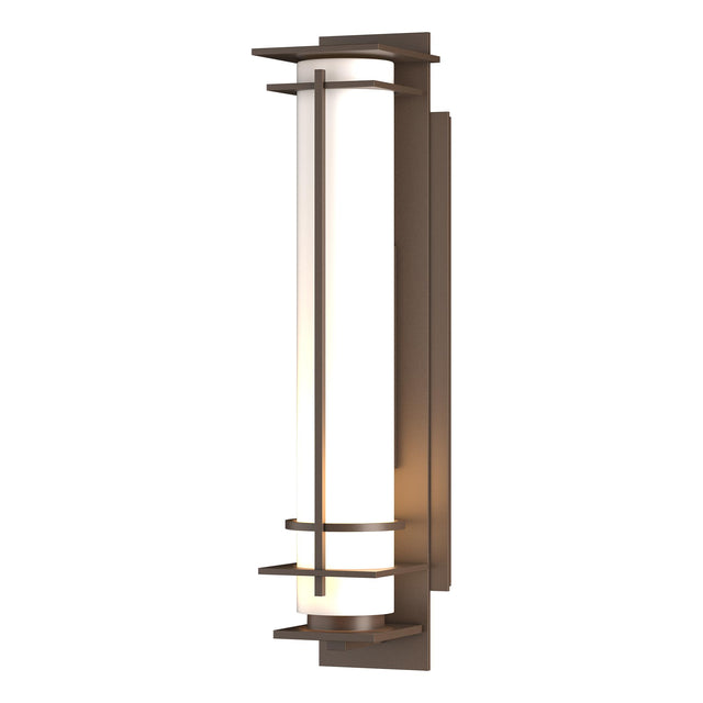 Hubbardton Forge 2009 Coastal Bronze Opal Glass (GG) After Hours Outdoor Sconce