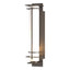 Hubbardton Forge 2009 Coastal Dark Smoke Opal Glass (GG) After Hours Outdoor Sconce