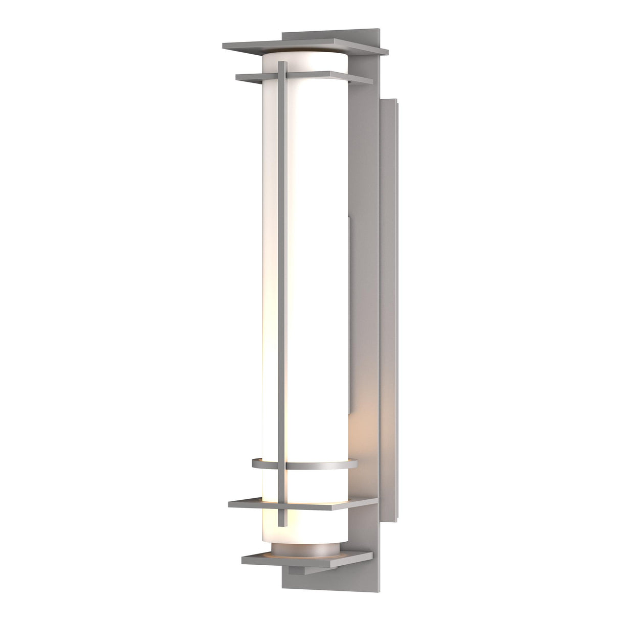 Hubbardton Forge 2009 Coastal Burnished Steel Opal Glass (GG) After Hours Outdoor Sconce