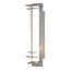 Hubbardton Forge 2009 Coastal Burnished Steel Opal Glass (GG) After Hours Outdoor Sconce