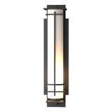 Hubbardton Forge 2009 Coastal Black Opal Glass (GG) After Hours Large Outdoor Sconce