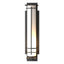 Hubbardton Forge 2009 Coastal Black Opal Glass (GG) After Hours Large Outdoor Sconce