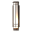 Hubbardton Forge 2009 Coastal Bronze Opal Glass (GG) After Hours Large Outdoor Sconce