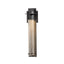 Hubbardton Forge 2009 Coastal Dark Smoke Seeded Clear Glass (II) Airis Small Dark Sky Friendly Outdoor Sconce