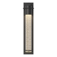 Hubbardton Forge 2009 Coastal Black Seeded Clear Glass (II) Airis Medium Dark Sky Friendly Outdoor Sconce