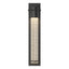 Hubbardton Forge 2009 Coastal Black Seeded Clear Glass (II) Airis Medium Dark Sky Friendly Outdoor Sconce