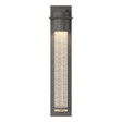 Hubbardton Forge 2009 Coastal Natural Iron Seeded Clear Glass (II) Airis Medium Dark Sky Friendly Outdoor Sconce