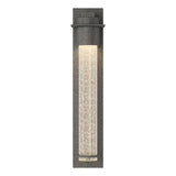 Hubbardton Forge 2009 Coastal Natural Iron Seeded Clear Glass (II) Airis Medium Dark Sky Friendly Outdoor Sconce