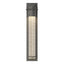 Hubbardton Forge 2009 Coastal Natural Iron Seeded Clear Glass (II) Airis Medium Dark Sky Friendly Outdoor Sconce