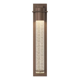 Hubbardton Forge 2009 Coastal Bronze Seeded Clear Glass (II) Airis Medium Dark Sky Friendly Outdoor Sconce
