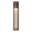 Hubbardton Forge 2009 Coastal Bronze Seeded Clear Glass (II) Airis Medium Dark Sky Friendly Outdoor Sconce