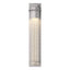 Hubbardton Forge 2009 Coastal Burnished Steel Seeded Clear Glass (II) Airis Medium Dark Sky Friendly Outdoor Sconce