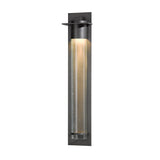 Hubbardton Forge 2010 Coastal Dark Smoke Seeded Clear Glass (II) Airis Large Dark Sky Friendly Outdoor Sconce