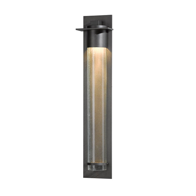 Hubbardton Forge 2010 Coastal Dark Smoke Seeded Clear Glass (II) Airis Large Dark Sky Friendly Outdoor Sconce