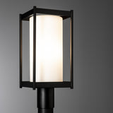 Hubbardton Forge 2023 Coastal Black Opal Glass (GG) Cela Outdoor Post Light