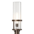 Hubbardton Forge 2023 Coastal Bronze Clear Glass (ZM) Alcove Outdoor Post Light