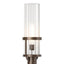 Hubbardton Forge 2023 Coastal Bronze Clear Glass (ZM) Alcove Outdoor Post Light