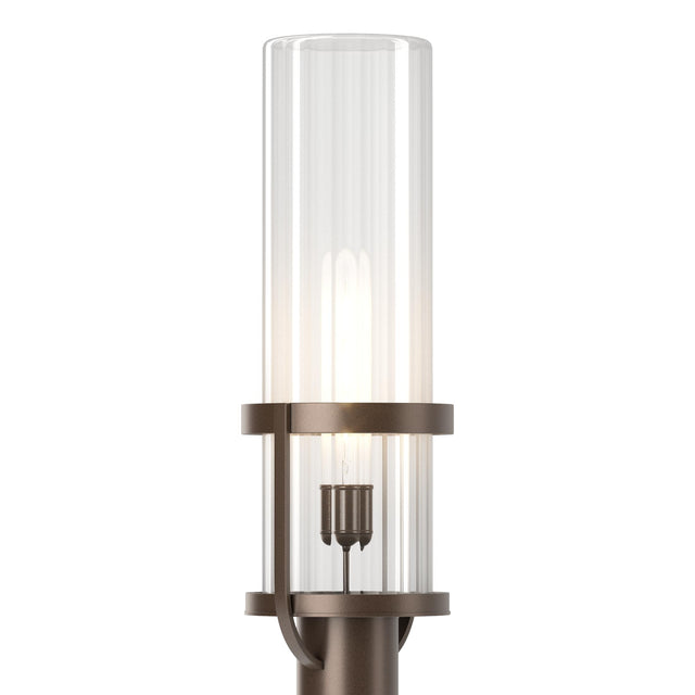 Hubbardton Forge 2023 Coastal Bronze Clear Glass (ZM) Alcove Outdoor Post Light