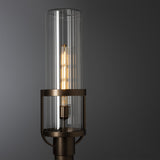 Hubbardton Forge 2023 Coastal Bronze Clear Glass (ZM) Alcove Outdoor Post Light