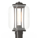 Hubbardton Forge 2022 Coastal Oil Rubbed Bronze Clear Glass (ZM) Fairwinds Outdoor Post Light