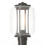 Hubbardton Forge 2022 Coastal Oil Rubbed Bronze Clear Glass (ZM) Fairwinds Outdoor Post Light