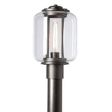 Hubbardton Forge 2022 Coastal Oil Rubbed Bronze Clear Glass (ZM) Fairwinds Outdoor Post Light